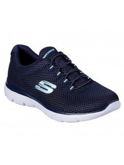 Zapatillas Skechers Sport Summits Quick Lapse, modelo 12985, color marino NVLB