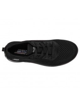 Comprar Zapatillas Skechers Bobs Sport Squad 2 Soxial Space, modelo 117018, color negro BBK, vista aerea