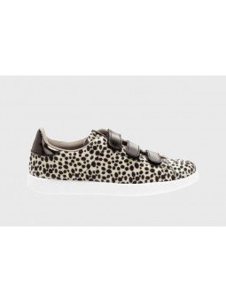 Comprar Zapatillas deportivas mujer, Tenis Victoria, modelo 125201, color animal print beige, lateral exterior