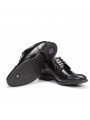 zapato caballero Fluchos, color negro, cordones burdeos, modelo 8412, de piel, vista suela