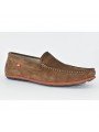 Comprar Online Zapato tipo Mocasín Evoke Fluchos, modelo F0424, color castaño marrón, vista lateral exterior