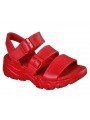 Comprar Sandalia Skechers Cali Gear D´Lites 2 Style Icon, modelo 111061, color rojo, vista frontal