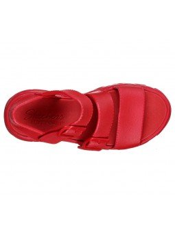 Comprar Sandalia Skechers Cali Gear D´Lites 2 Style Icon, modelo 111061, color rojo, vista aerea