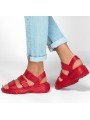 Comprar Sandalia Skechers Cali Gear D´Lites 2 Style Icon, modelo 111061, color rojo, vista de portada