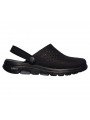 Comprar Online Zueco Skechers Cali Gear GoWalk 5 Astonished, modelo 243002, color bkcc negro-gris, vista lateral exterior