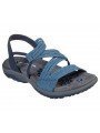 Sandalias Skechers Reggae Slim Skech Appeal, modelo 41180 en color azul Nvy, vista portada.