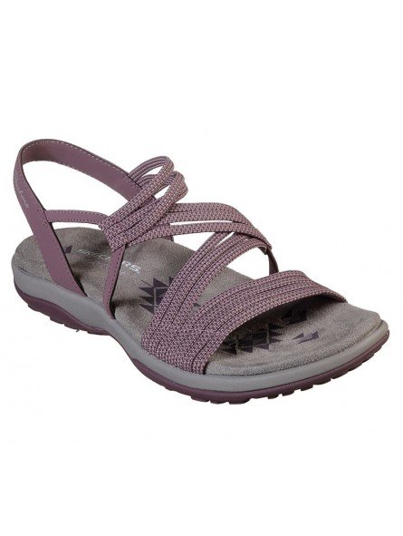 Sandalias Skechers Reggae Slim Skech Appeal, modelo 41180 en color malva Plum, vista de portada.