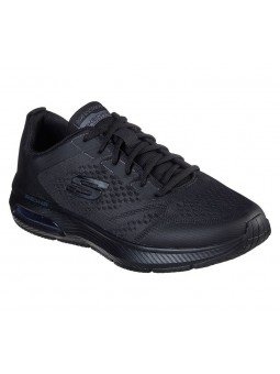 Zapatilla deportiva SKECHERS Dyna Skech Air, modelo 52559, color BBK negro, con cordones, camara de aire, vista portada