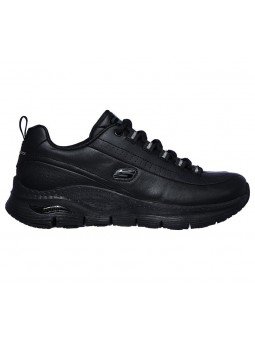 Zapatillas deportivas SKECHERS Skechers Arch Fit Citi Drive 149146 BBK Negro, con cordones, vista lateral