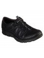 Zapatillas Deportivas Casual Skechers Gratis Fine Taste 23356 BBK Negro, cordones elásticos, vista portada