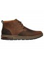 Bota Skechers Evenston Renli 210141CDB Marrón, con cordones, vista lateral