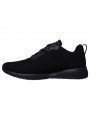 Zapatillas Skechers Sport Squad Tought Talk, modelo 32504, color BBK Negro, con cordones, vista interior