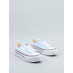 Victoria Zapatillas estilo basket blanco -Altura plataforma: 4 cm