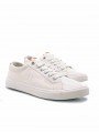 Zapatillas deportivas Ari Mustang planas 69994, color blanco, cierre cordones, tipo Lacoste, planas, vista general