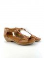 Sandalias Cuña SERGIOTTI sn6-711 terra Marrón Camel general