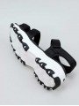 Comprar Sandalia Skechers D'lites, plataforma, modelo 31514, color BLK negro-blanco, vista suela