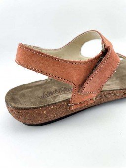 Sandalias planas Walk & Fly 7261-45000 Caldera, detalle velcro