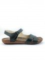 Sandalias Planas Walk & Fly 7261-45000 Negro, portada