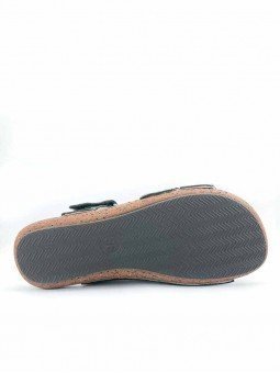 Sandalias Planas Walk & Fly 7261-45000 Negro, suela