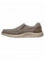 Mocasines Skechers Status 2.0 Mosent modelo 66014 color caqui khk, vista lateral interior