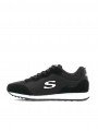 Zapatillas Skechers Originals Street OG 85 Vibe'in 155354 Negro bkw, vista lateral