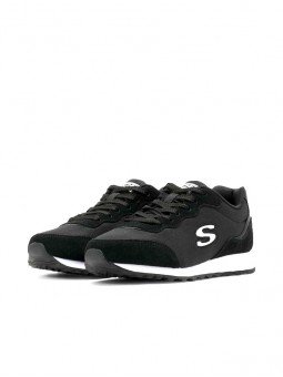 Zapatillas Skechers Originals Street OG 85 Vibe'in 155354 Negro bkw, vista portada