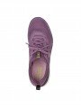 Zapatillas de correr Skechers Gorun Consistent Vivid Dreams, modelo 128276 mve, color malva, vista superior